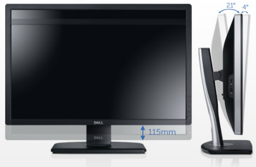 Dell Ultrasharp U2412M - Professioneller 24"-Monitor im16:10-Format-b