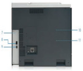 HP CP5225N - NetzwerkfähigerFarb-Laserdrucker-b