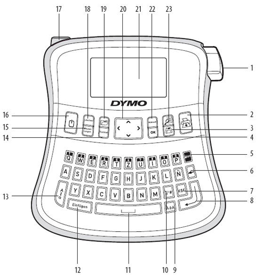 DYMO LabelManager 210D - Elektronisches Beschriftungsgerät-e