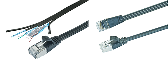 Wirewin Slim-Patchkabel - Geschirmtes Twisted-Pair-Kabel (STP)mit Klinkenschutz-a