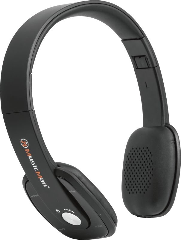 MusicMan BT-X27 MusicMan Slim Bluetooth Kopfhörer Schwarz
