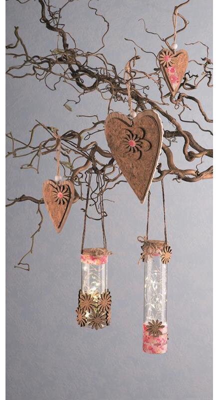 Reagenzglas mit Korken, 12 Stück