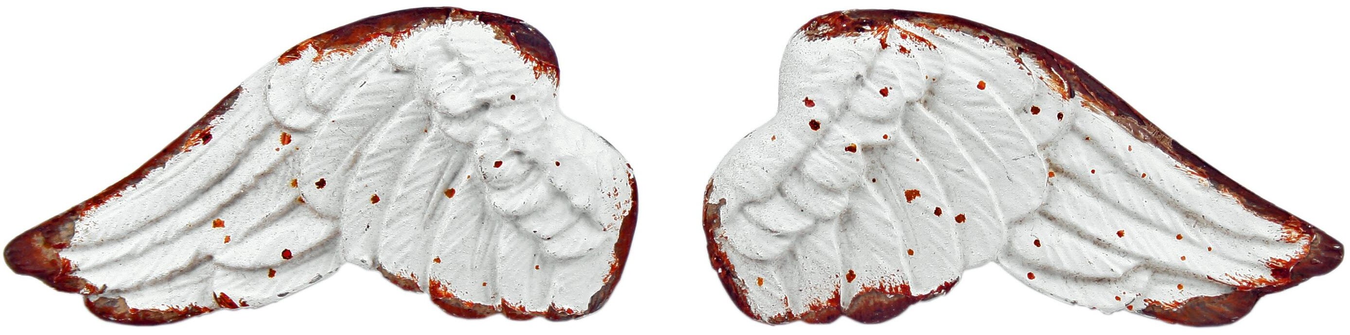 Möbelgriff Engelsflügel Metall, Weiss