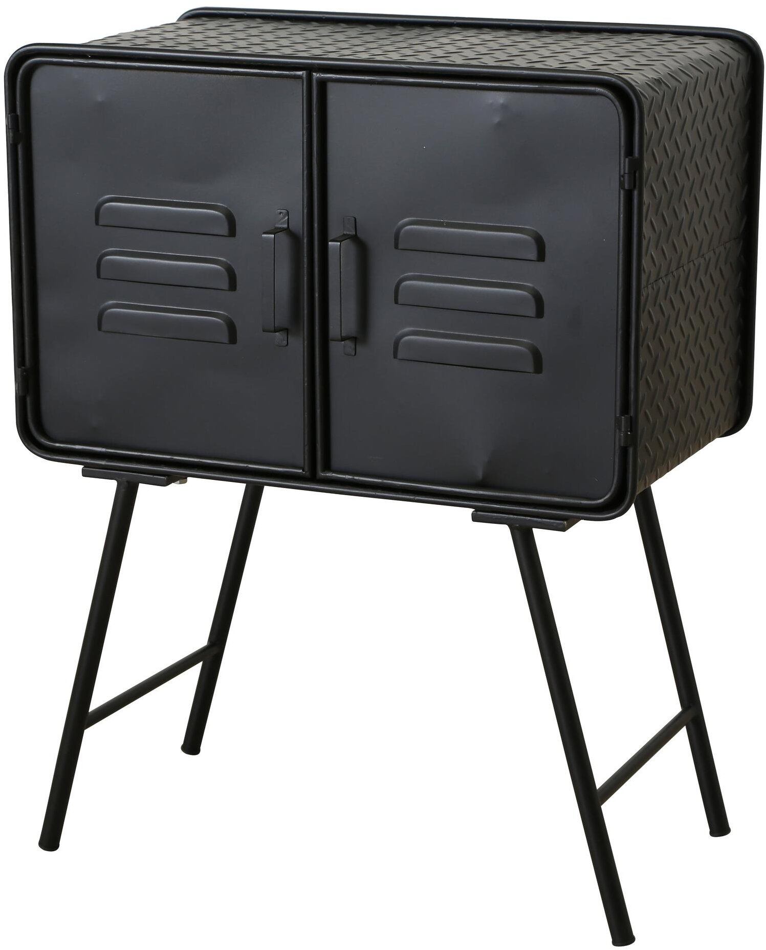 Kommode Style Eisen, Schwarz