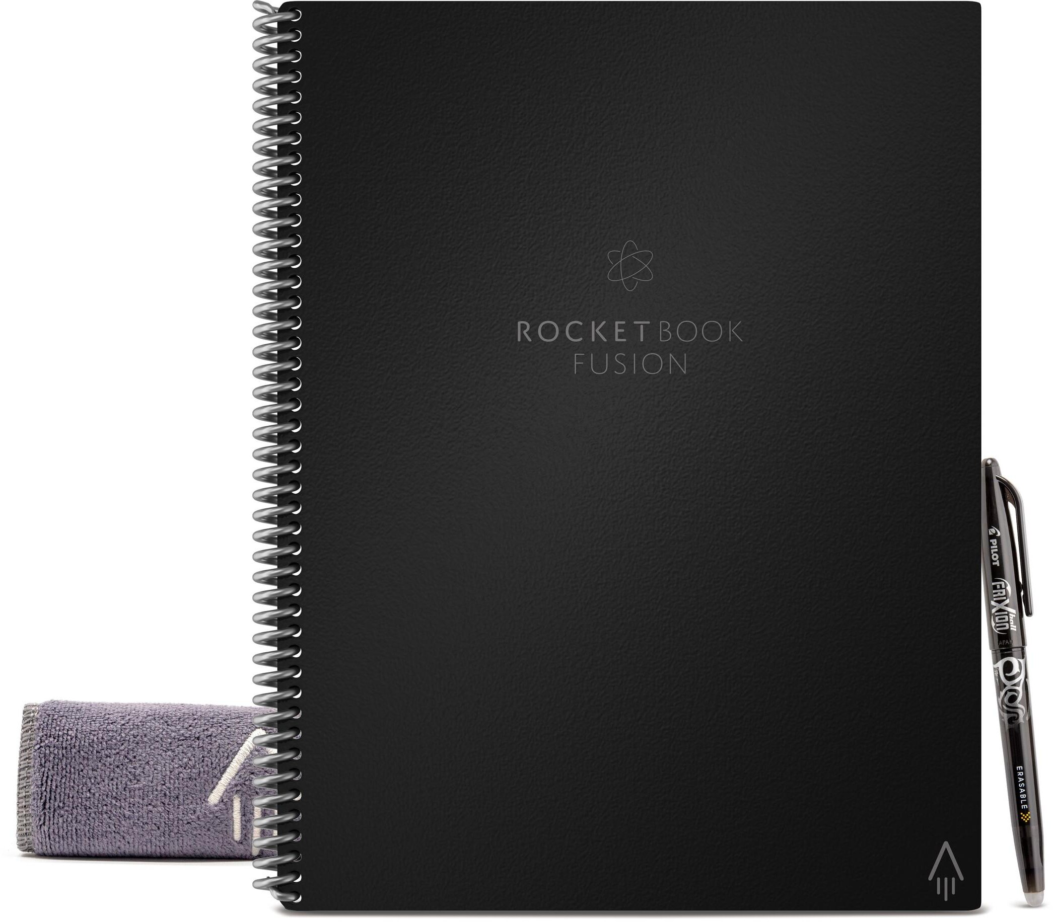 Notizbuch Fusion Smart A4, Liniert, Schwarz