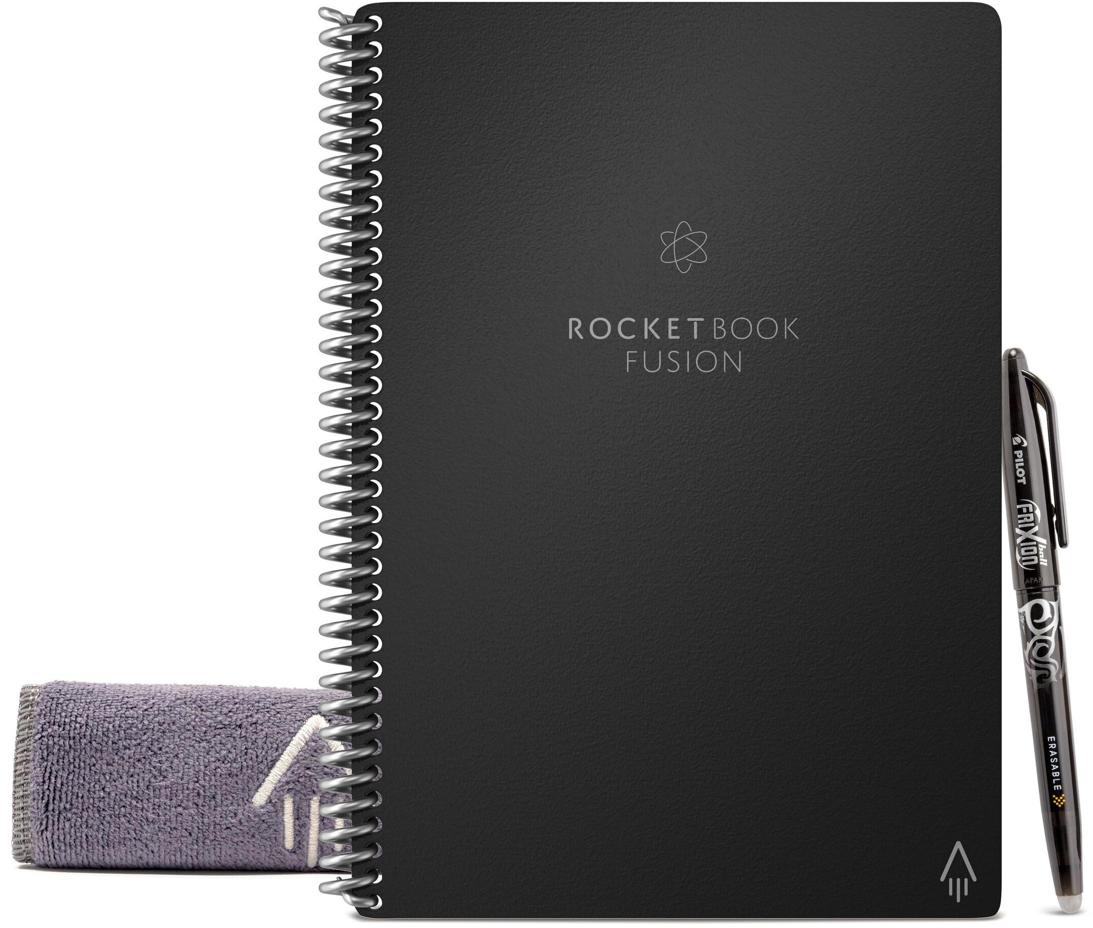 Notizbuch Fusion Smart A5, Liniert, Schwarz