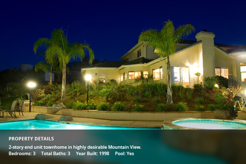 Kendo UI for jQuery Effects Two-Story House with Swimming Pool